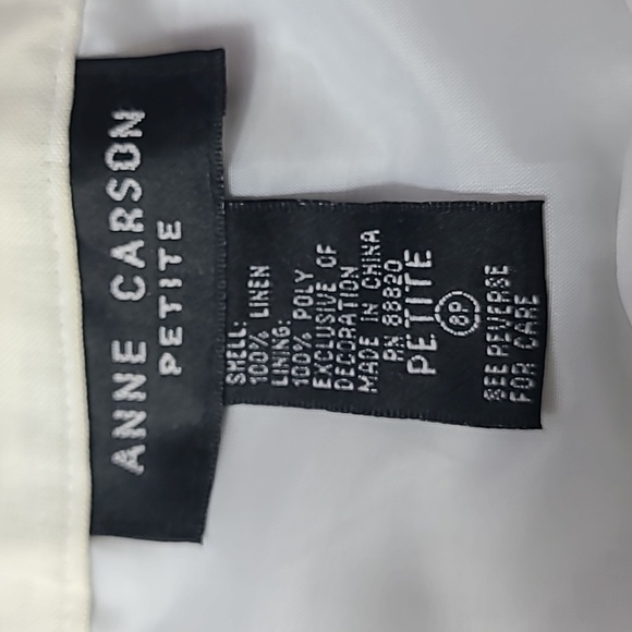 Anne Carson Vintage Linen Embroidered Skirt - Picture 7 of 12